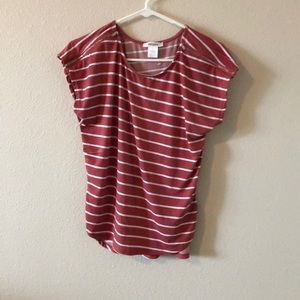 red and white t shirt
